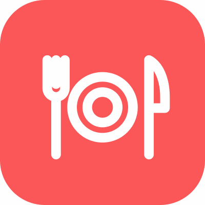 Traditional restaurant icon